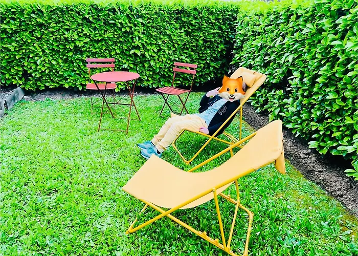 Appartement Standing Avec Jardin, 4 Personnes, Strategiquement Situe